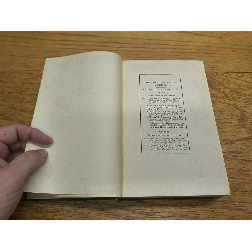 The American Nation A‎ History from Original Sources Vol. 26